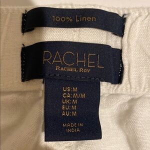 RACHEL Rachel Roy White Linen Pants